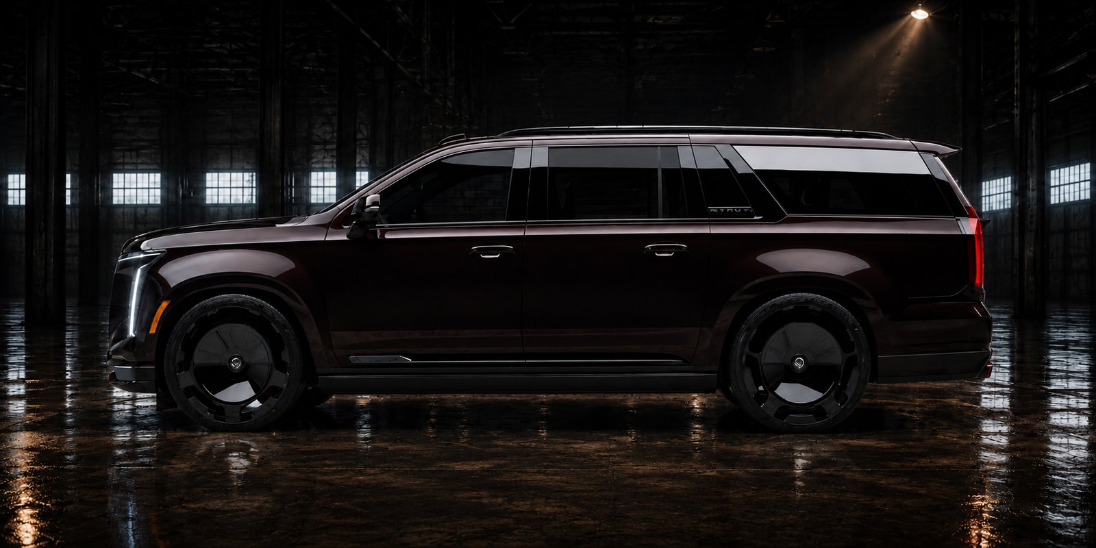 Strut 300 full side profile on 26-inch custom Strut wheels